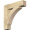 Ekena Millwork Thorton Block Rough Sawn Bracket, Douglas Fir, 4"W x 20"D x 20"H BKT04X20X20THR05RDF - alternate 1